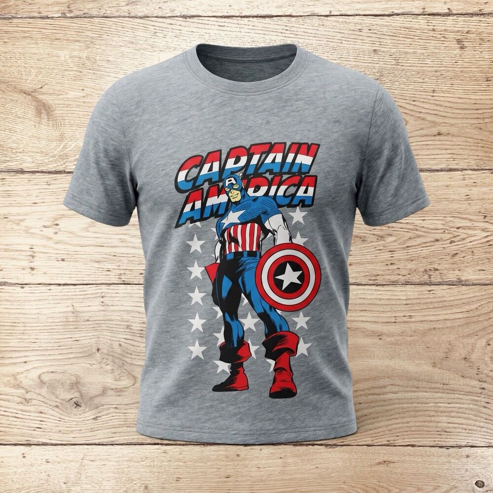 Captain America T-Shirt - Youth Size 6 - Jumping Beans Brand - Marvel